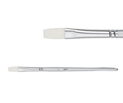 Zart Taklon Brush - Dynamic Flat (9.5mm): Size 4