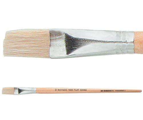 Hog Hair Brushes - Flat: Size 10 (Pack of 12)