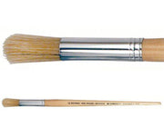 Hog Hair Brushes - Round: Size 12 (Pack of 12)