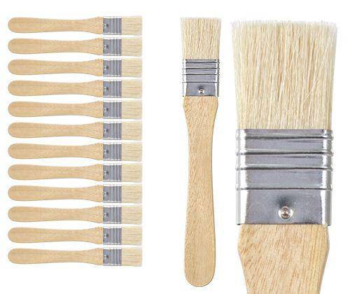 Wide Flat Brushes Pack of 12 - 50mm - view 4