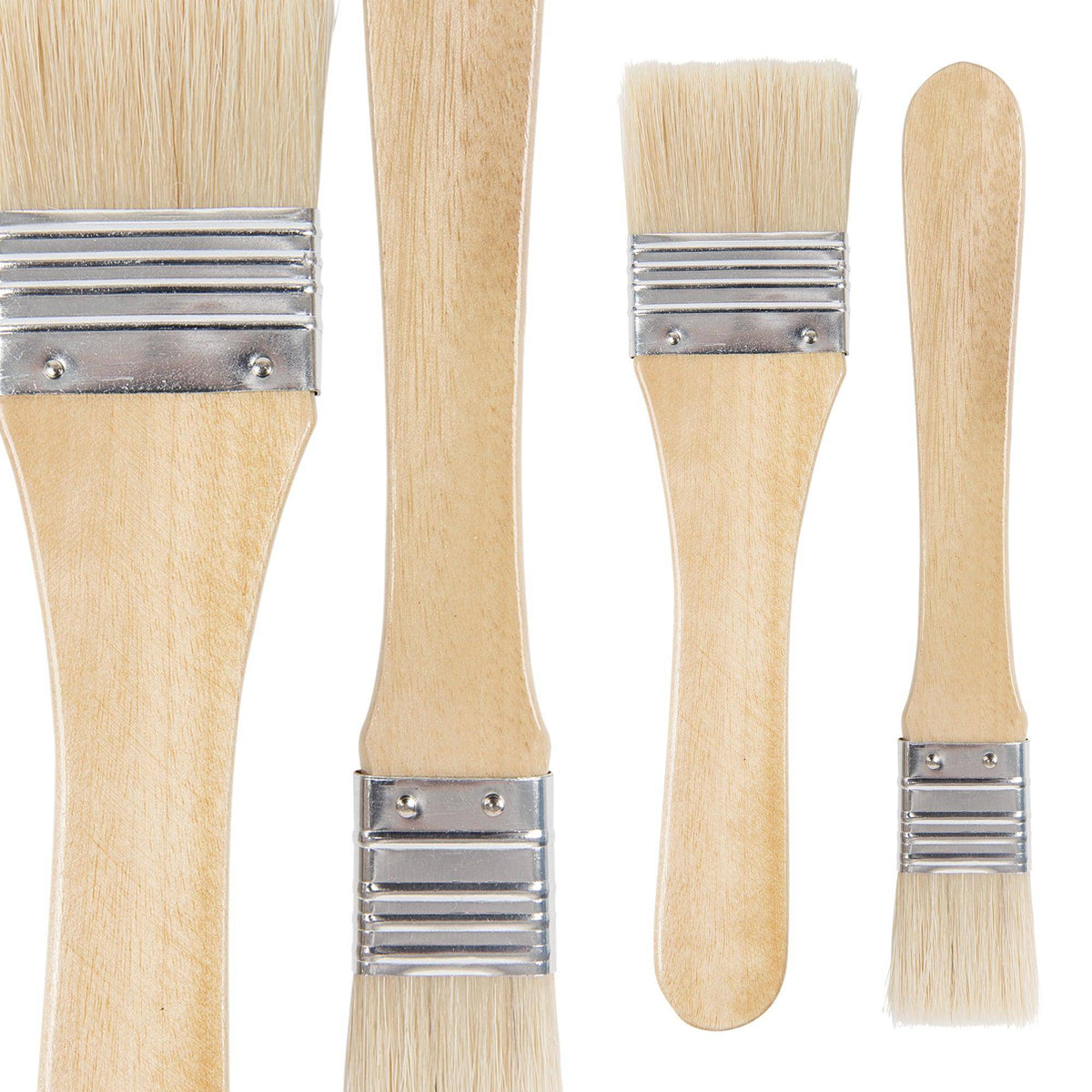 Wide Flat Brushes Pack of 12 - 50mm - view 2