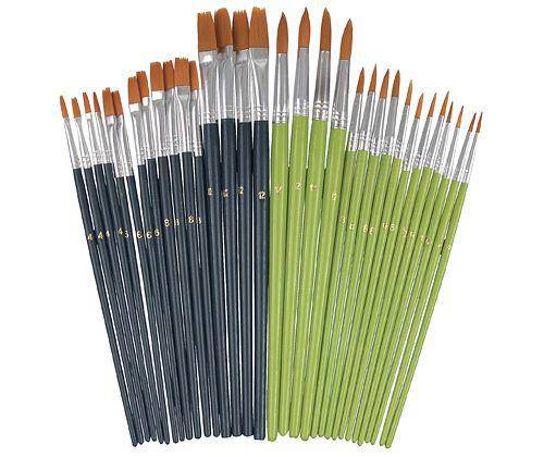 Bulk Taklon Brush Set - Pack of 32