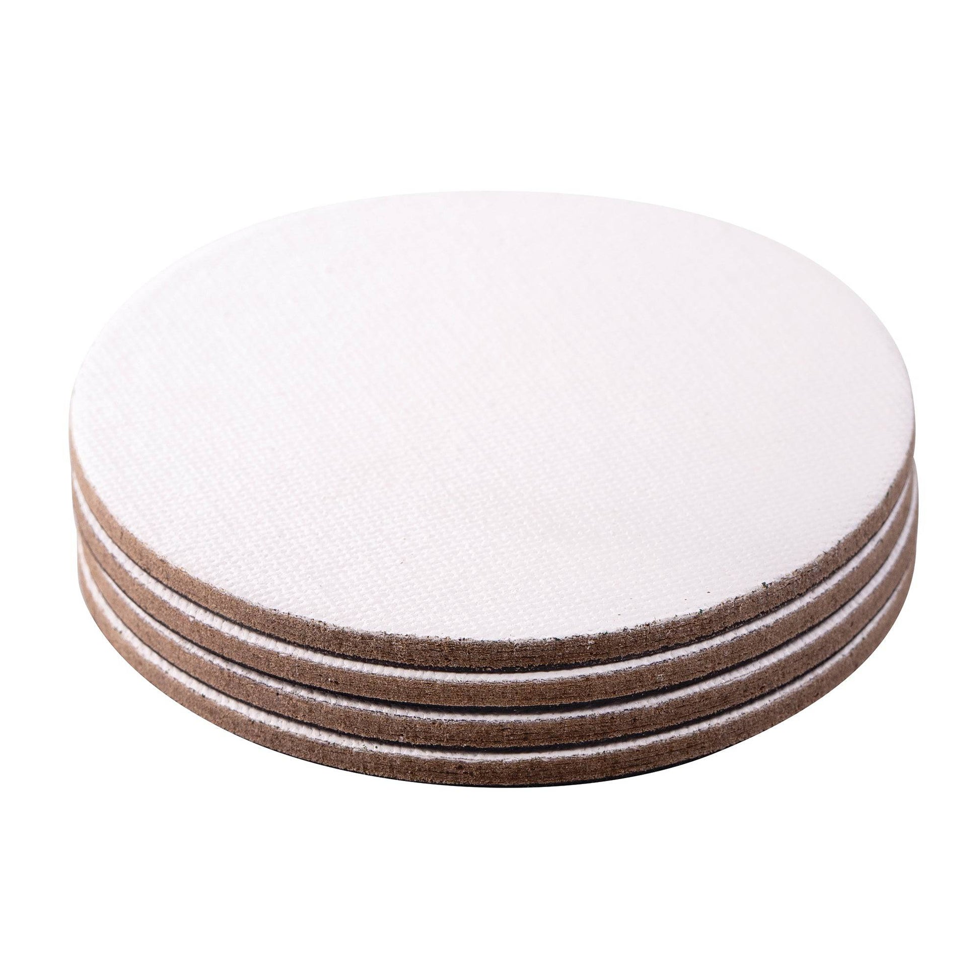 Magnetic Canvas Board Round Pack of 4