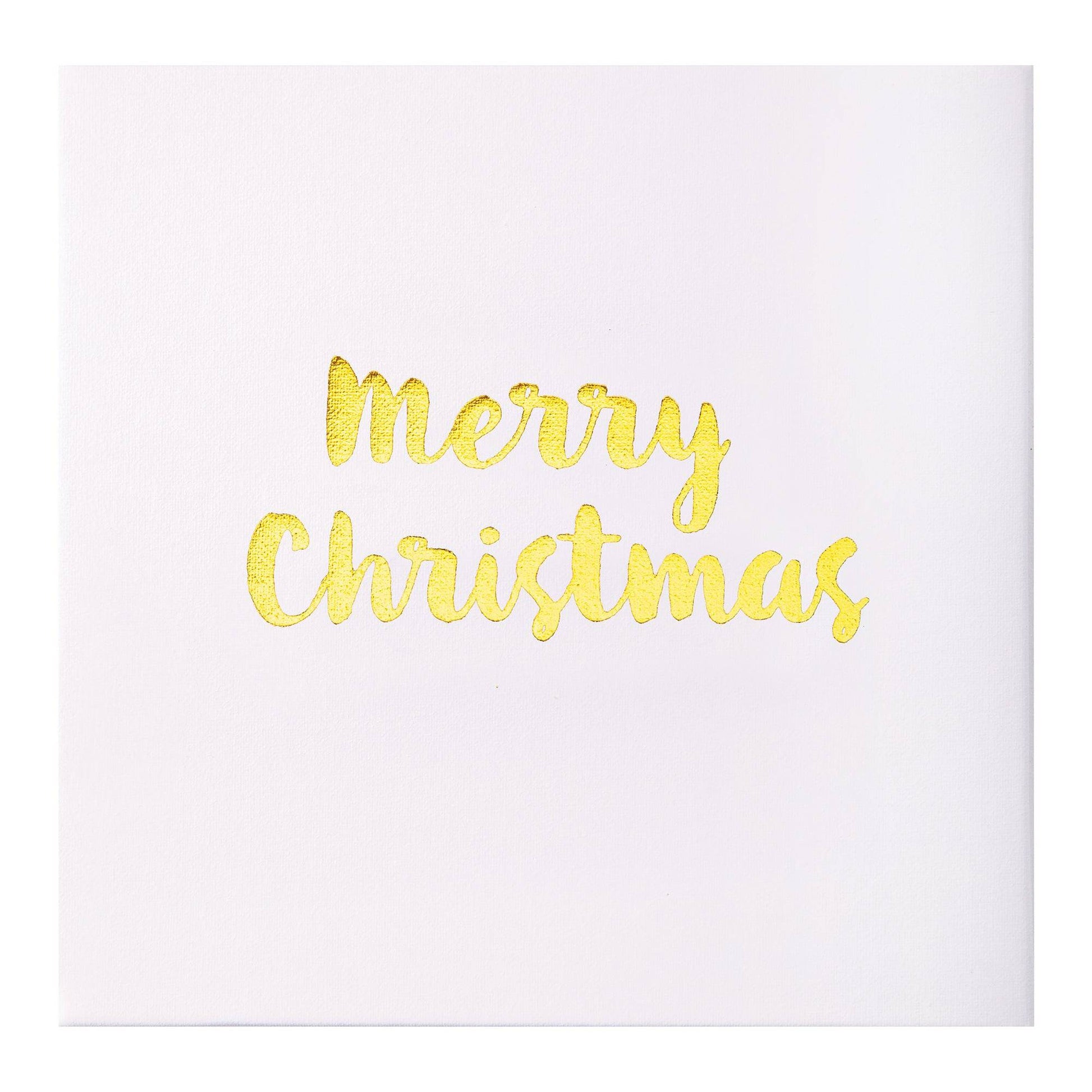 DIY Foil Christmas Canvas Pack of 6