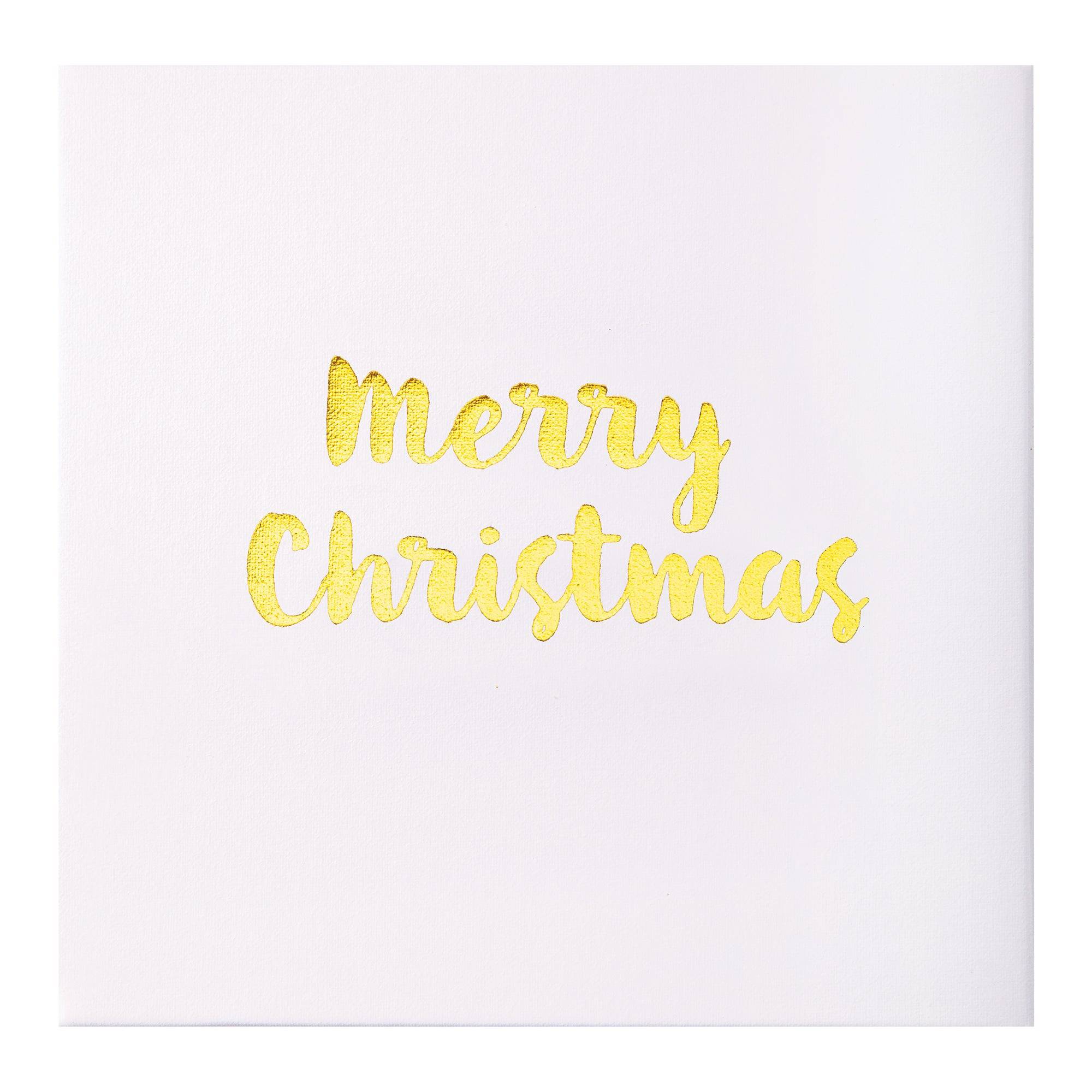 DIY Foil Christmas Canvas Pack of 6