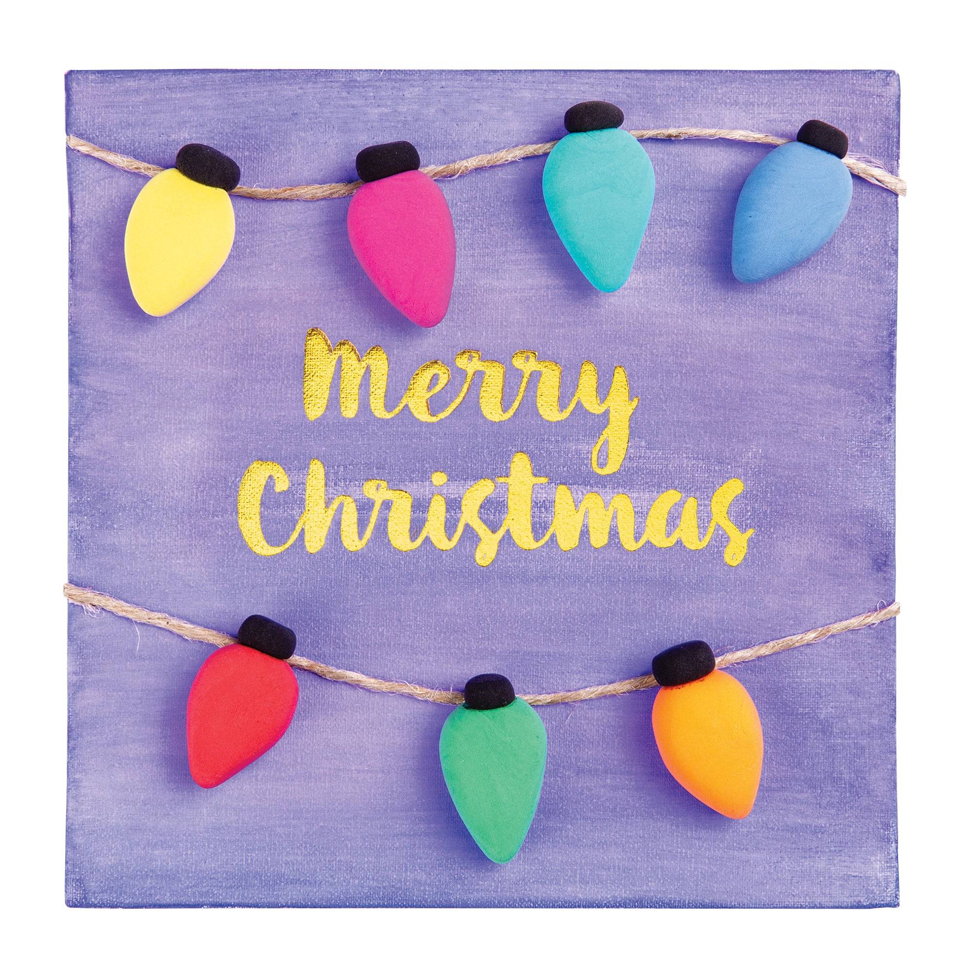DIY Foil Christmas Canvas Pack of 6