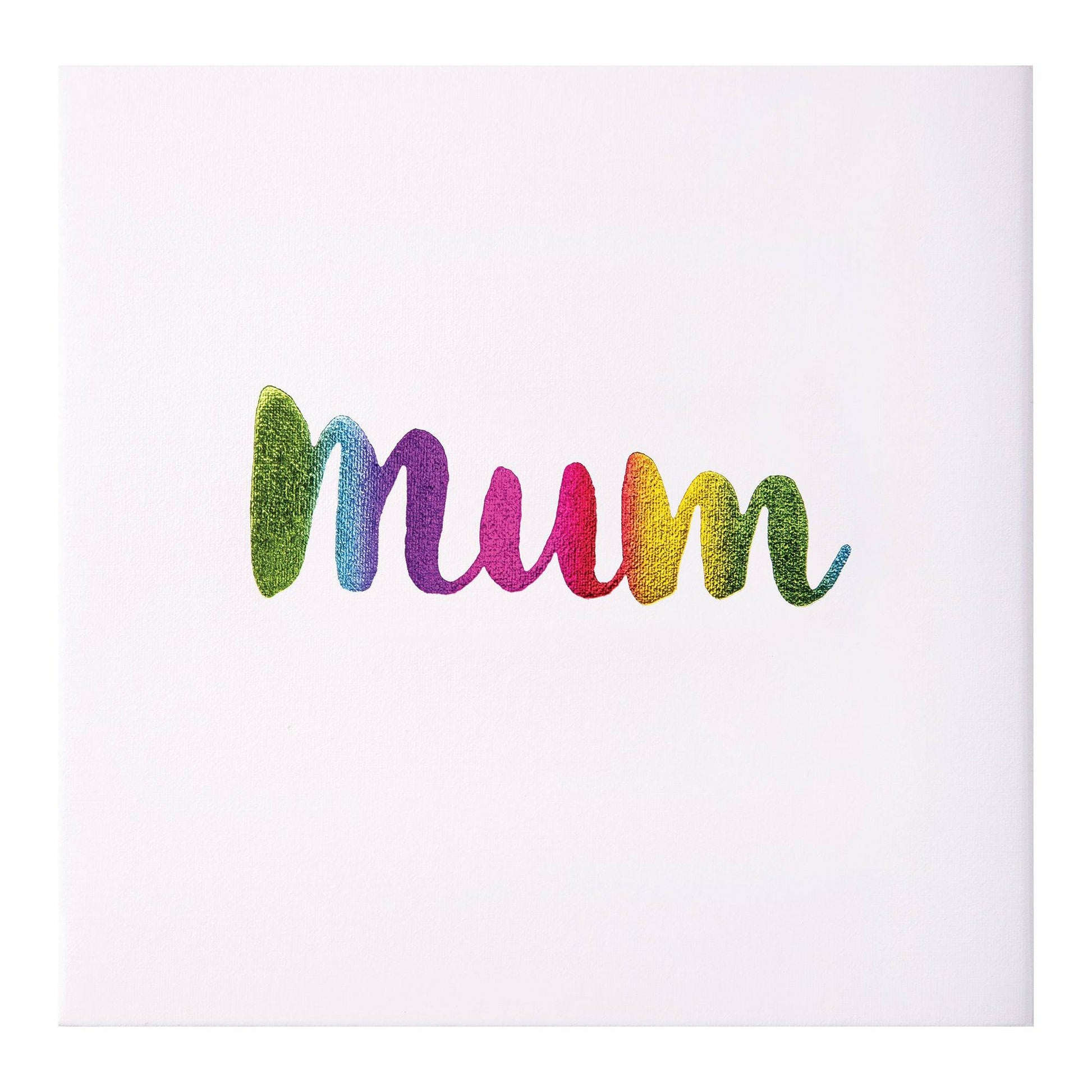 DIY Foil Mother's Day Canvas Pack of 6