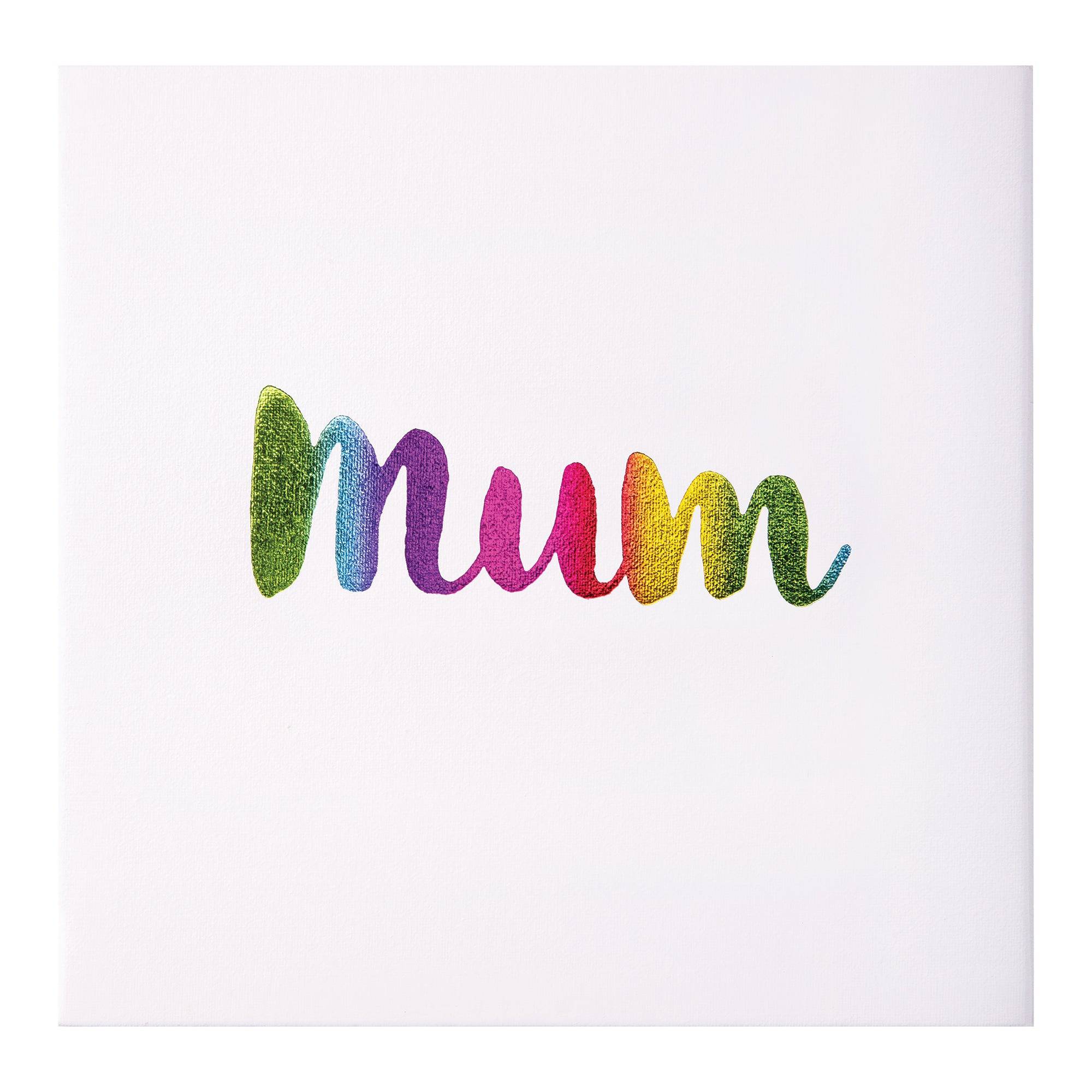 DIY Foil Mother's Day Canvas Pack of 6