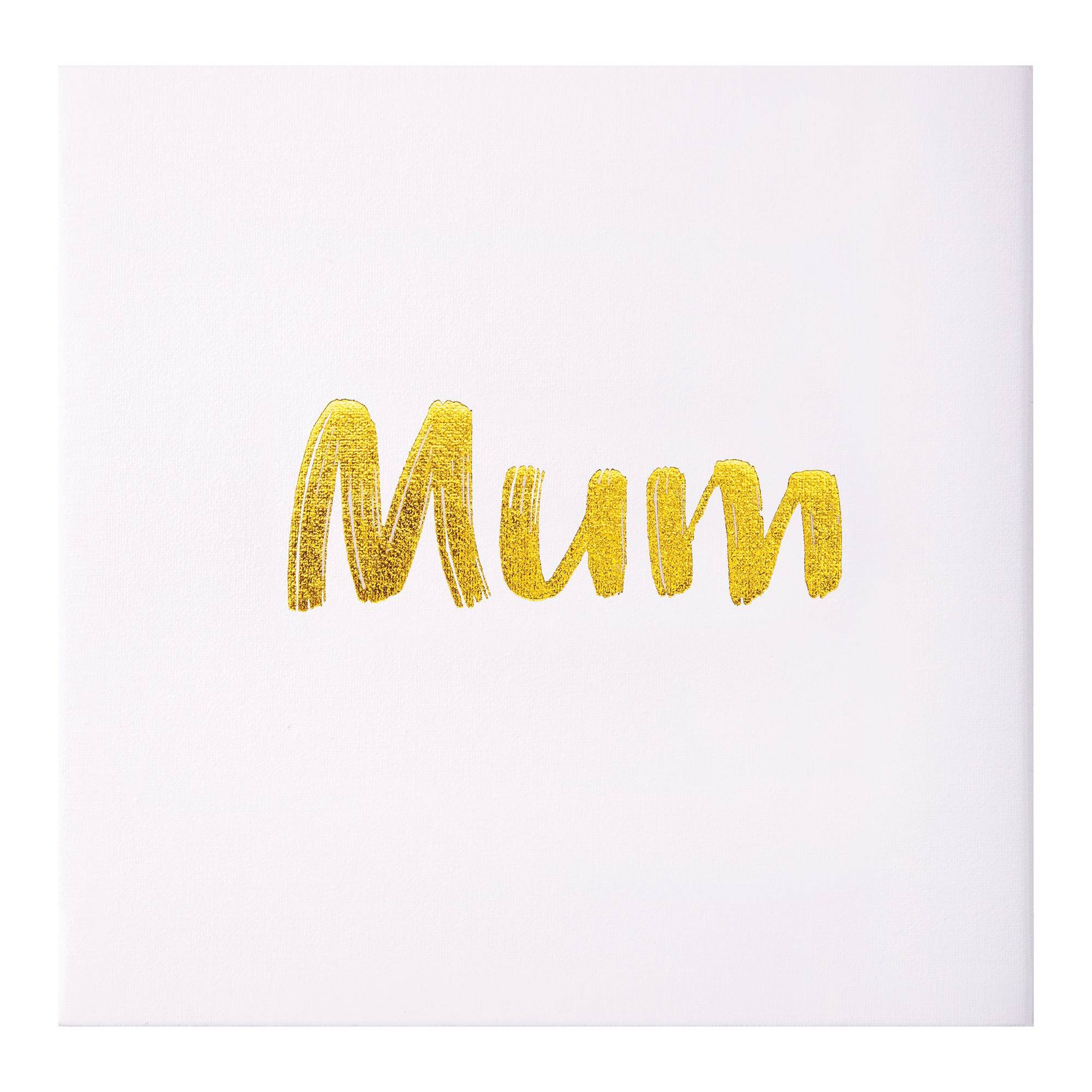 DIY Foil Mother's Day Canvas Pack of 6