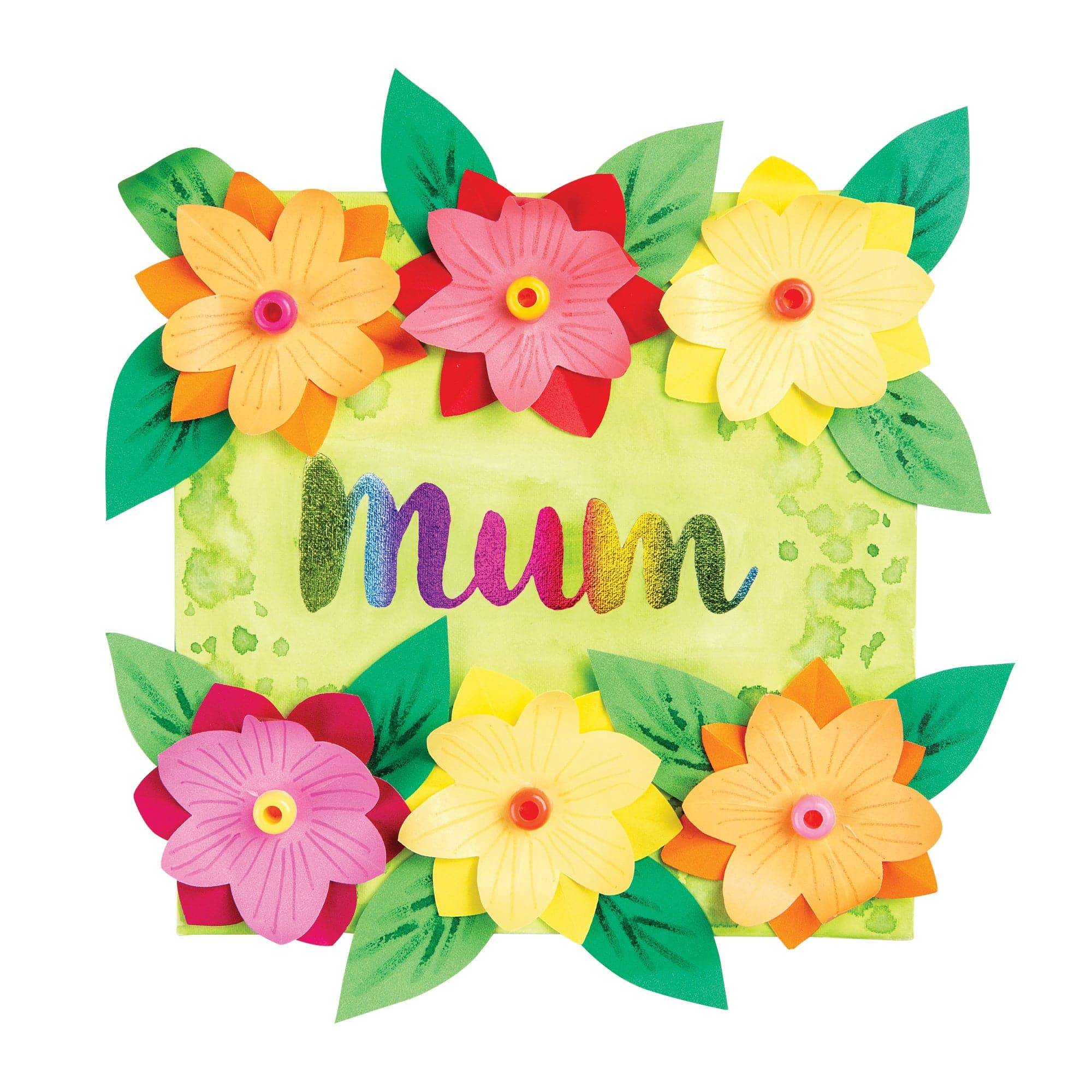 DIY Foil Mother's Day Canvas Pack of 6
