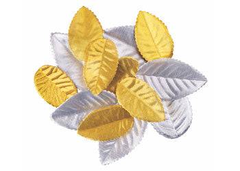 Mini Craft Leaves Metallic Pack of 60