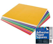 Adhesive Paper Squares - Metallic (Pack of 100)