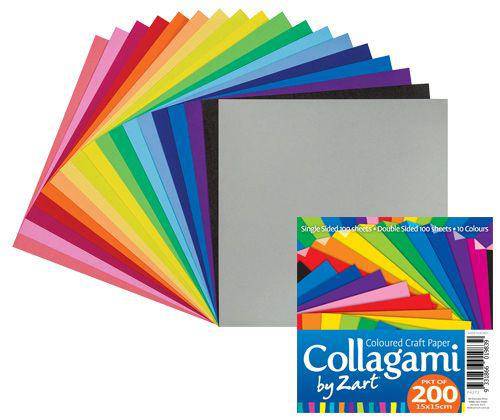 Collagami Craft Paper - Pack of 200