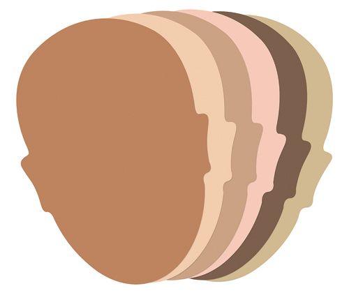 Paper Shapes - Faces (Pack of 50)
