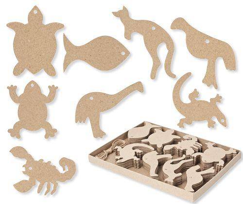 Papier Mache - Australian Animals (Pack of 80)