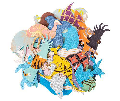 Handmade Pattern Paper - Australian Animal Shapes (100g)