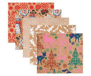 Christmas Kraft Paper - Pack of 40