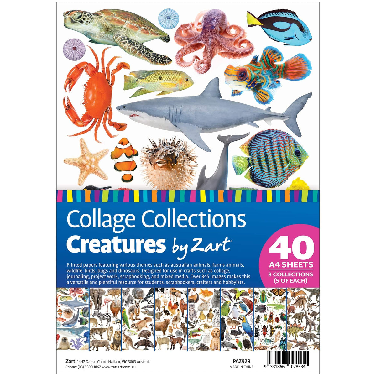 Collage Collections Creatures Pack of 40 - view 3