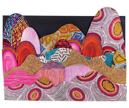 Pattern Paper A4 Contemporary Australian Indigenous - Pack of 40