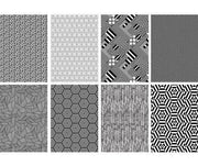 Pattern Paper (A4) - Contrast: Pack of 40