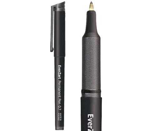 EverZart - Permanent Pen: Black (Pack of 20)