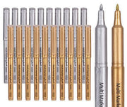 Multi Markers: Gold & Silver - Pack of 20