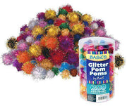 Basics - Pom Poms: Glitter (Pack of 200)
