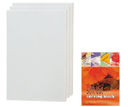 Soft Cut Carving Block - 14.5 x 21cm