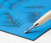 Velvet Print - Double-Sided Lino Tile: 20