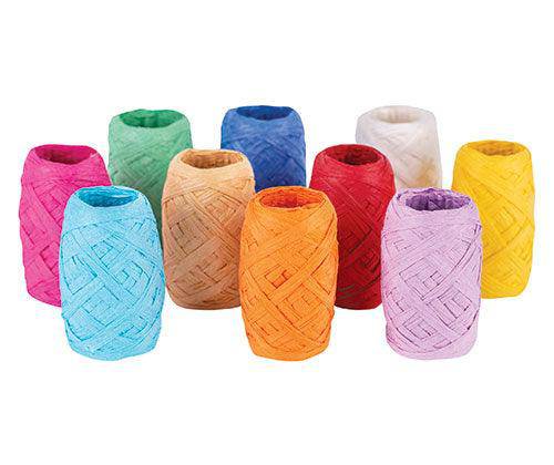 Teaher Rafia Paper Raffia - Assorted Colours (Pack of 10) – Teacher Superstore