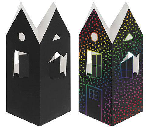 Scratch 3D Houses - Pack of 10