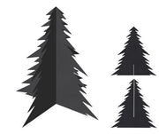 Scratch Christmas Trees - Pack of 20