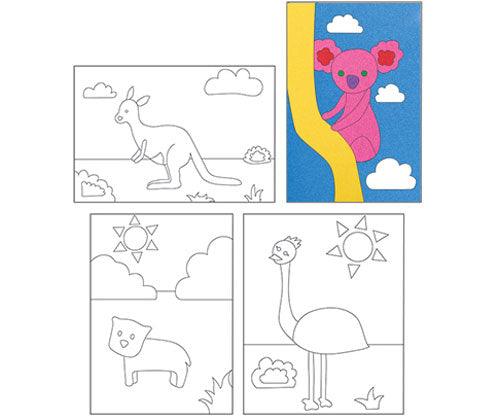 Australian Animal Sand Art Sheets - CLEARANCE