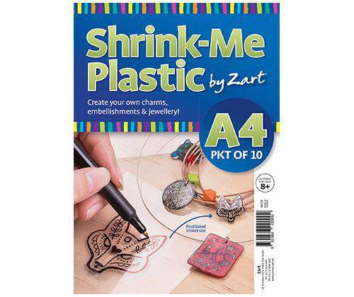 Shrink-Me Plastic A4 Clear Pack of 10 - view 2