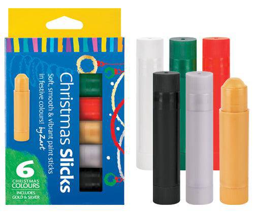 Slicks Christmas Colours - Pack of 6