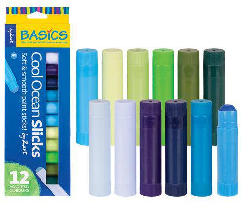 Colour Slicks: Cool Ocean - Pack of 12