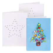 Stitch Cards Tree and Star - Pack of 30
