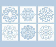 Mandala Stencils 15 x 15cm - Pack of 6