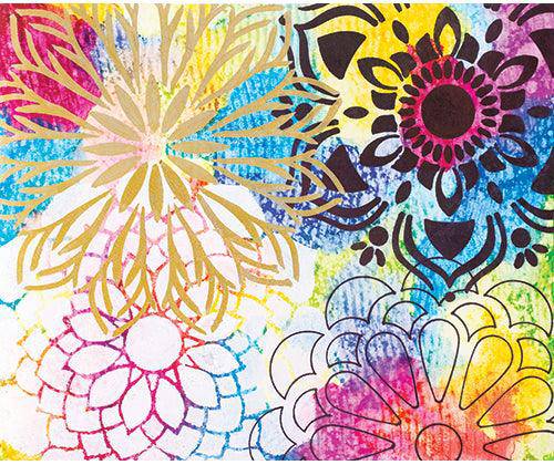 Mandala Stencils 15 x 15cm - Pack of 6
