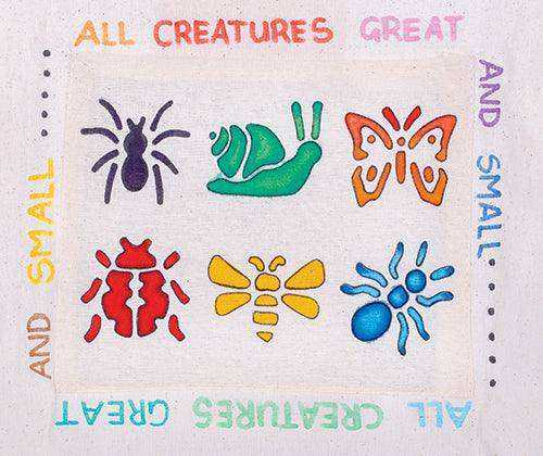 Minibeast Stencils 6.8 x 6.8cm - Pack of 12