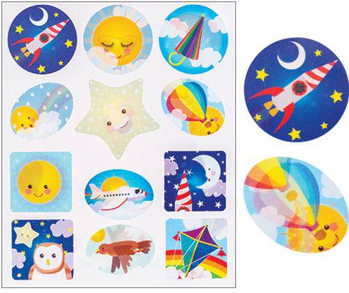 Giant Moving Sky Stickers