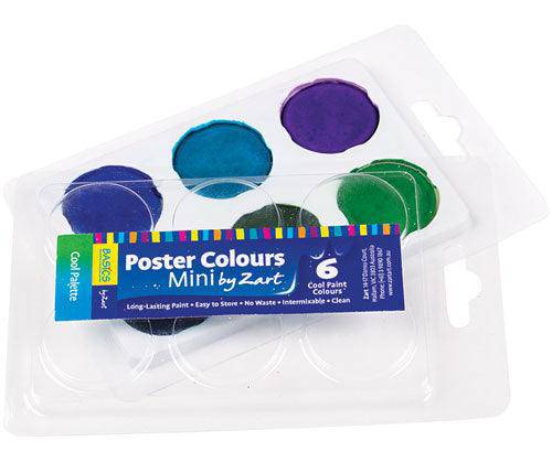 Poster Colours Paint Mini Palettes by Zart - Cool