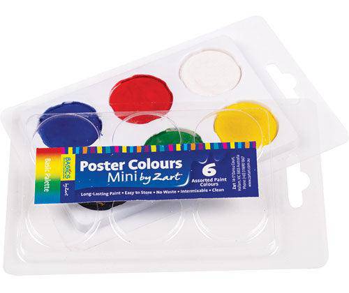 Poster Colours Paint Mini Palettes by Zart - Assorted