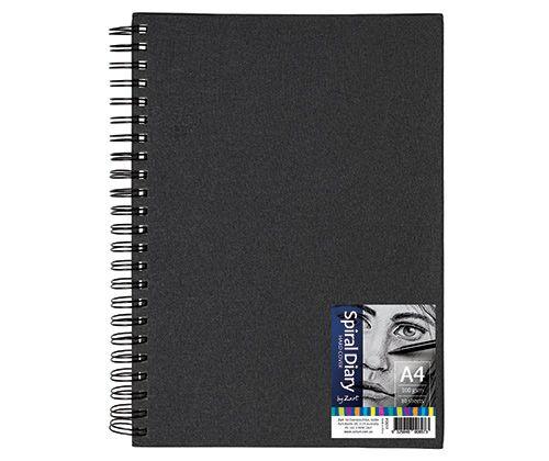 Zart - Hard Cover Spiral Diary A4 (100gsm)