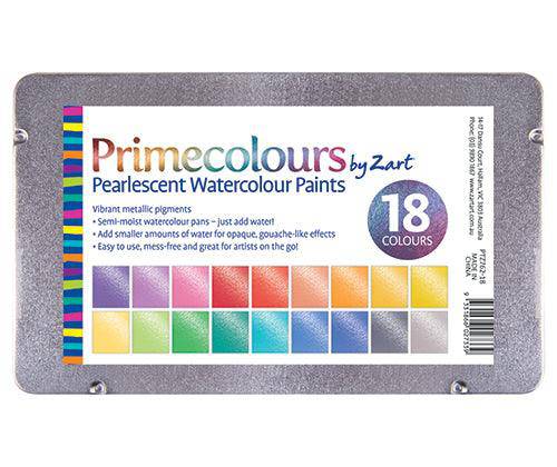 Zart Primecolours Pearlescent Watercolour Paints - 18 Colours - view 6