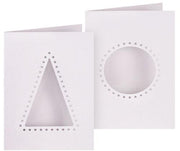 Christmas Cut-Out Threading Cards - Pack of 10