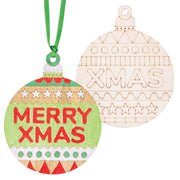 ColourMe Christmas Baubles Pack of 20