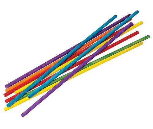 Dowel Rods - Coloured (Pack of 10)