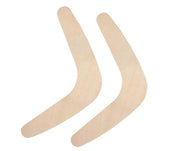 Wooden Boomerangs - Pack of 10 - CLEARANCE