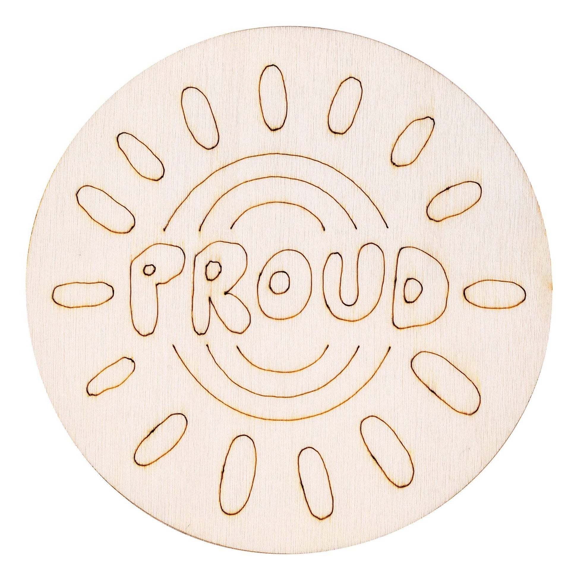 Wooden Coaster NAIDOC Pack of 20